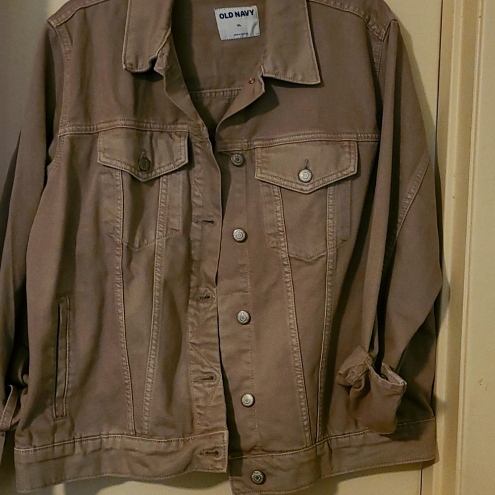 Tan Non stretch Jean jacket
